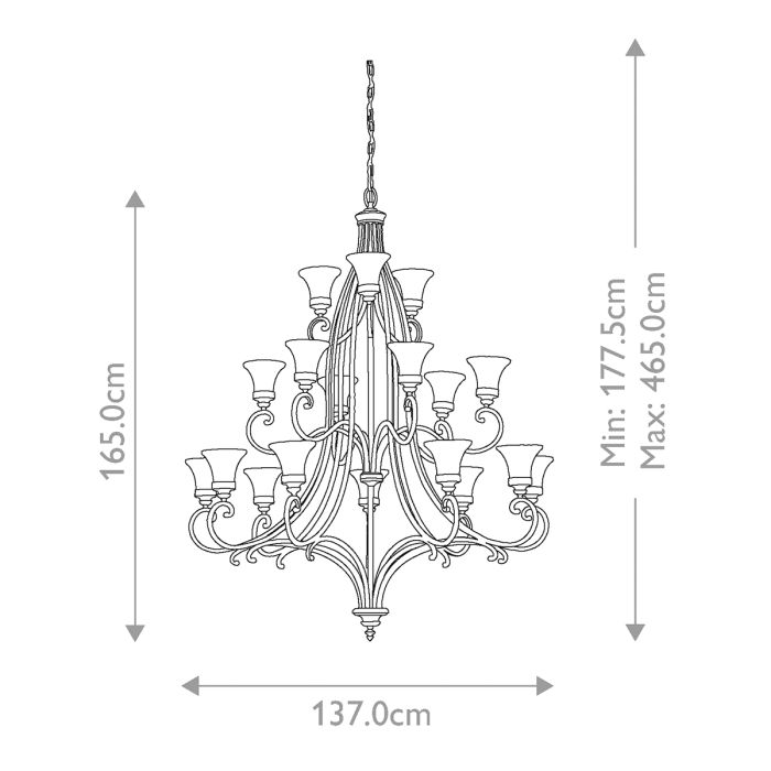 Drawing Room 18 Light Chandelier