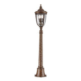 English Bridle 3 Light Medium Pillar Lantern - British Bronze