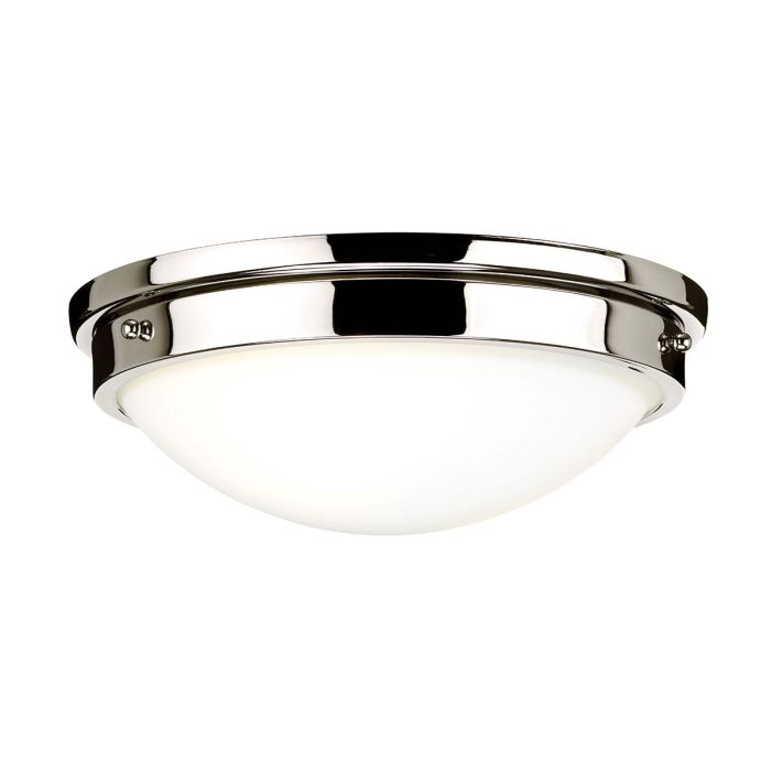 Gravity 2 Light Flush Light - Polished Nickel - Comet Lighting