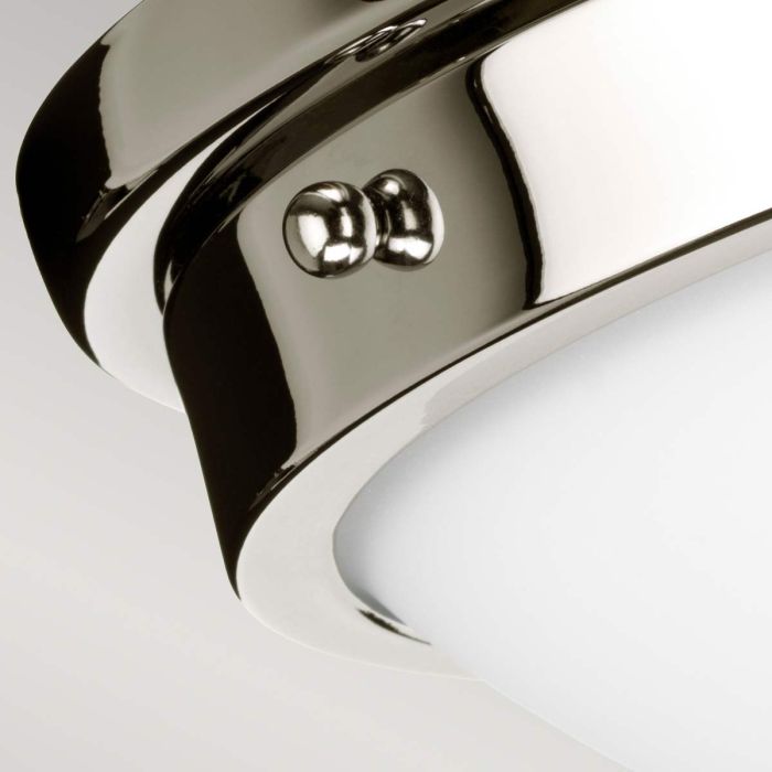 Gravity 2 Light Flush Light - Polished Nickel - Comet Lighting