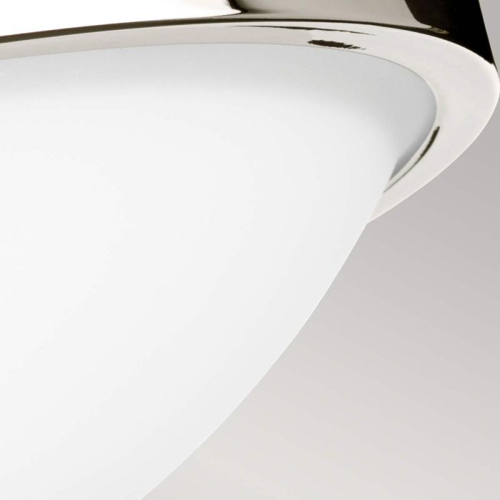 Gravity 2 Light Flush Light - Polished Nickel - Comet Lighting