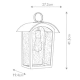 Hodges Large Wall Lantern - Comet Lighting
