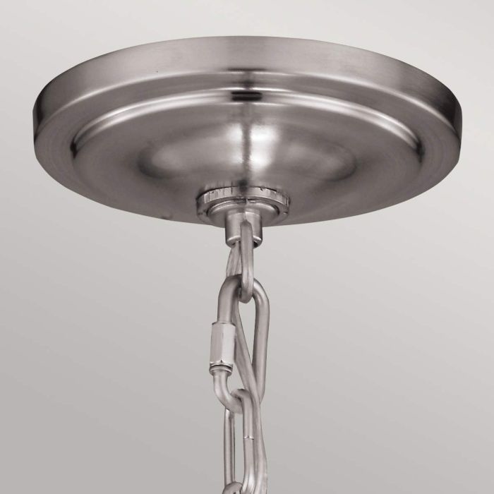 Hounslow 1 Light Mini Pendant Brushed Steel - Comet Lighting