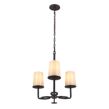 Feiss Huntley 3Lt Chandelier - Comet Lighting