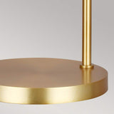 Joan 1 Light Table Lamp - Midnight Black & Burnished Brass