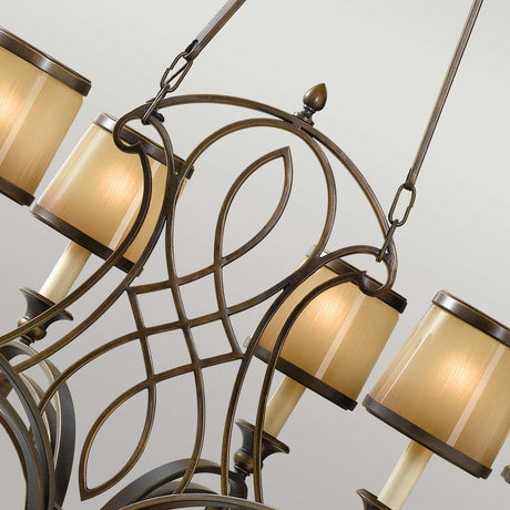 Feiss Justine 6Lt Chandelier - Comet Lighting