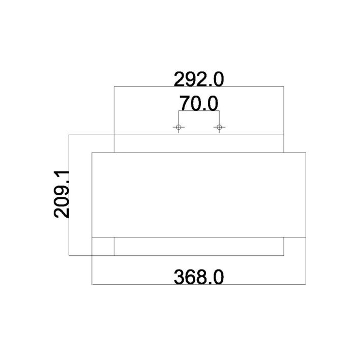 Kenney 2 Light Flush Mount