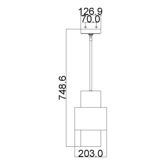 Kenney 1 Light Mini-Pendant - Comet Lighting