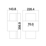Kenney 1 Light Wall Light - Comet Lighting