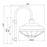 Lennex 1 Light Wall Light - Comet Lighting