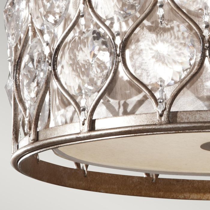 Lucia 2-Light Flush Ceiling Light