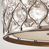 Lucia 2-Light Flush Ceiling Light - Comet Lighting