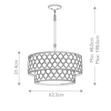 Lucia 6 Light Chandelier