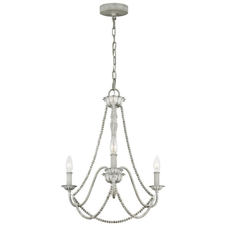 Maryville 3 Light Chandelier Washed Grey