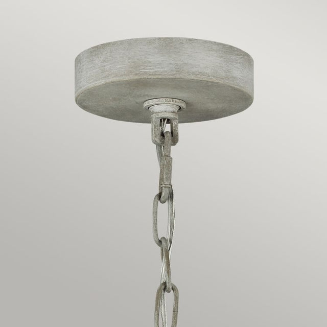 Maryville 3 Light Chandelier Washed Grey