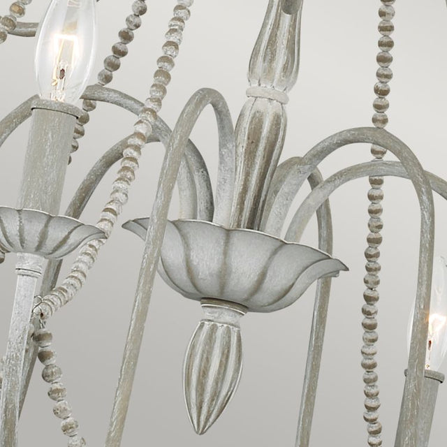 Maryville 9 Light Chandelier Washed Grey