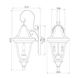 Oakmont 2 Light Medium Wall Lantern