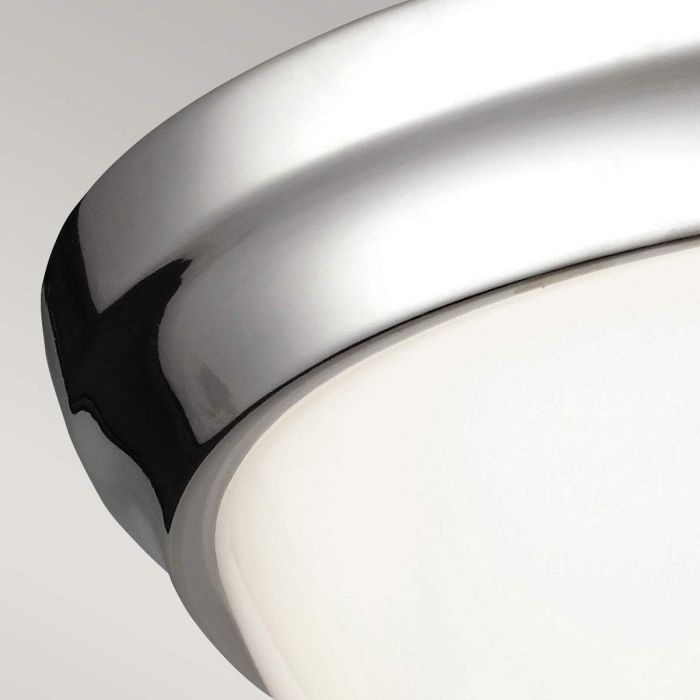 Parkman 2 Light Flush Mount - Polished Nickel - Comet Lighting