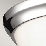 Parkman 2 Light Flush Mount - Polished Nickel - Comet Lighting