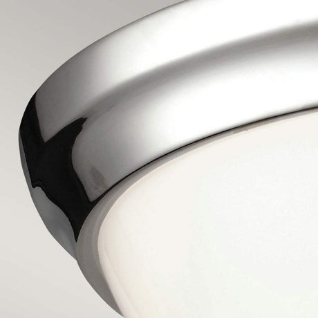 Parkman 2 Light Flush Mount - Polished Nickel - Comet Lighting