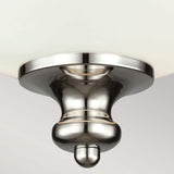 Parkman 2 Light Flush Mount - Polished Nickel - Comet Lighting