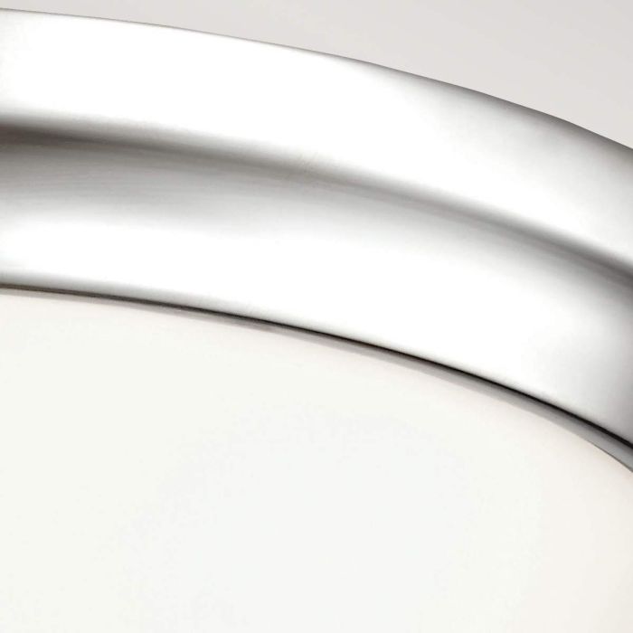 Parkman 2 Light Flush Mount - Polished Nickel - Comet Lighting