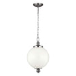 Parkman 1 Light Large Pendant - Polished Nickel - Comet Lighting