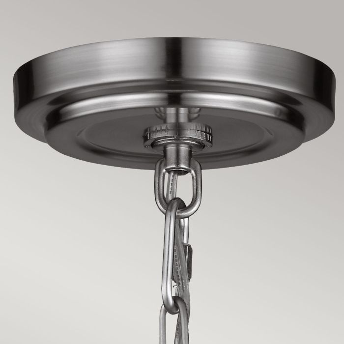 Parkman 1 Light Large Pendant - Polished Nickel - Comet Lighting