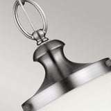 Parkman 1 Light Large Pendant - Polished Nickel - Comet Lighting