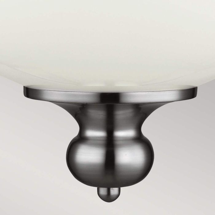 Parkman 1 Light Large Pendant - Polished Nickel - Comet Lighting