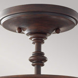 Pickering Lane 3 Light Semi-Flush - Comet Lighting