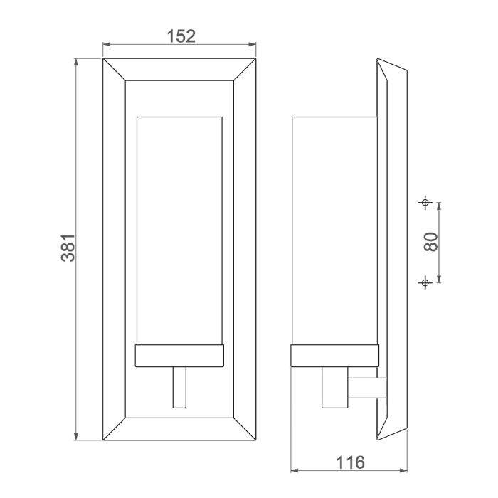 Pippin 1 Light Wall Light