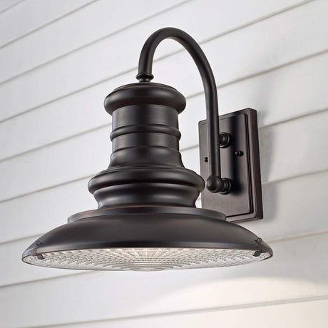 Feiss Redding Station 1Lt Large Wall Lantern - Comet Lighting