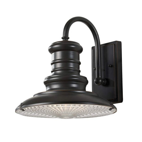 Redding Station 1 Light Medium Wall Lantern - Restoration Bronze