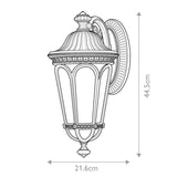 Regent Court 2 Light Medium Wall Lantern