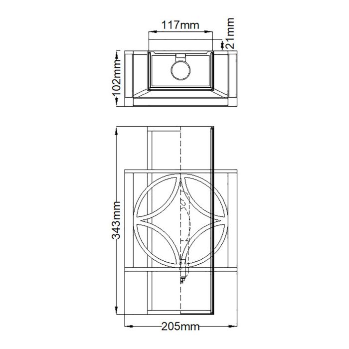 Remy 1 Light Wall Light - Comet Lighting