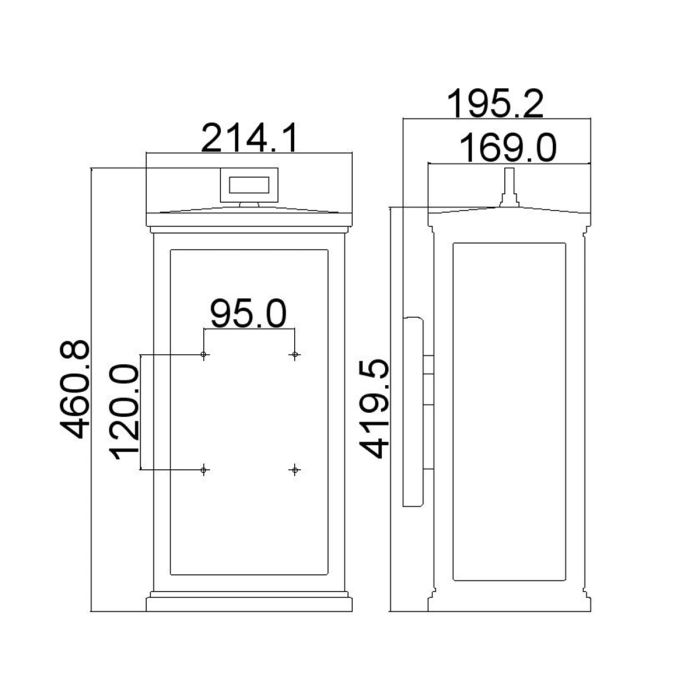 Roscoe 1 Light Large Wall Lantern