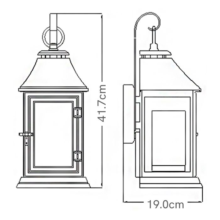 Shepherd 1 Light Small Wall Lantern