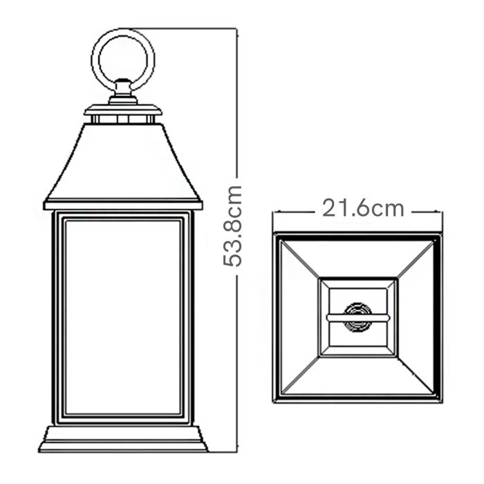 Shepherd 1 Light Large Chain Lantern