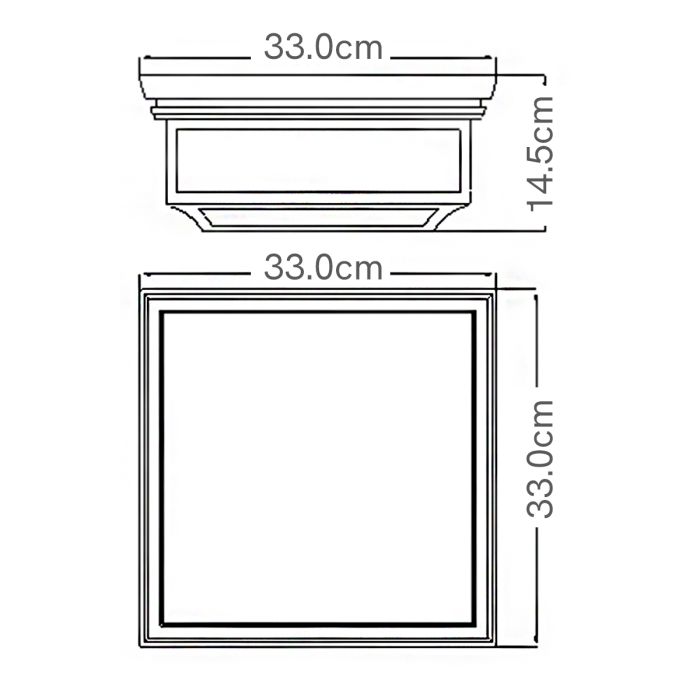 Shepherd 2 Light Flush Mount - Comet Lighting