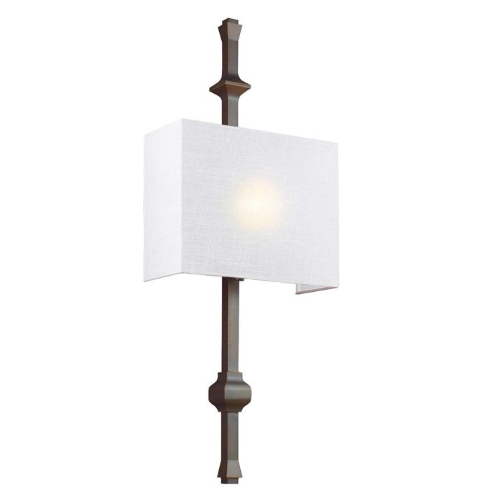 Teva 1 Light Wall Light - Antique Bronze - Comet Lighting