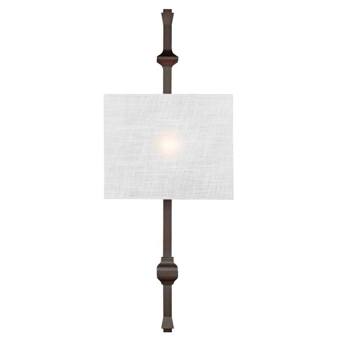 Teva 1 Light Wall Light - Antique Bronze - Comet Lighting