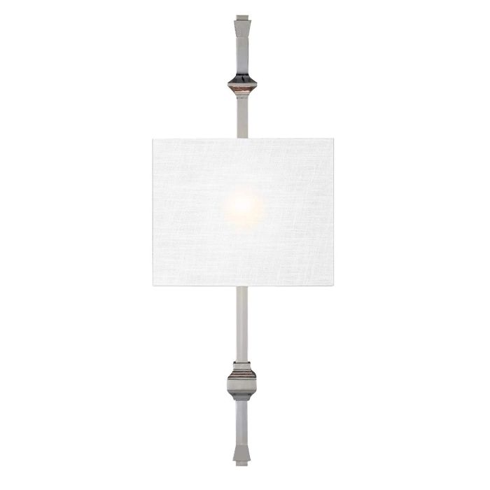 Teva 1 Light Wall Light - Polished Nickel - Comet Lighting