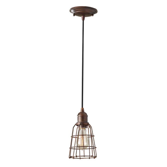 Urban Renewal  1 Light Pendant - Parisian Bronze - Comet Lighting