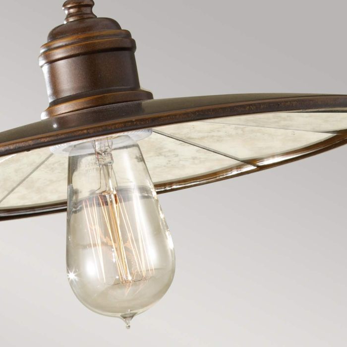 Urban Renewal  1 Light Pendant - Astral Bronze - Comet Lighting