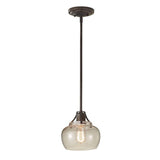 Urban Renewal 1 Light Mini Pendant - Rustic Iron - Comet Lighting