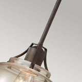 Urban Renewal 1 Light Mini Pendant - Rustic Iron - Comet Lighting