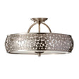 Zara 3 Light Semi-Flush Light - Comet Lighting