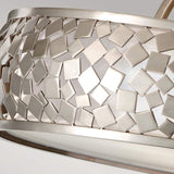 Zara 3 Light Semi-Flush Light - Comet Lighting