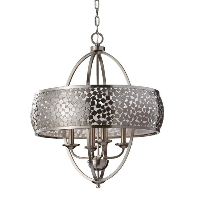 Zara 4 Light Large Chandelier - Comet Lighting